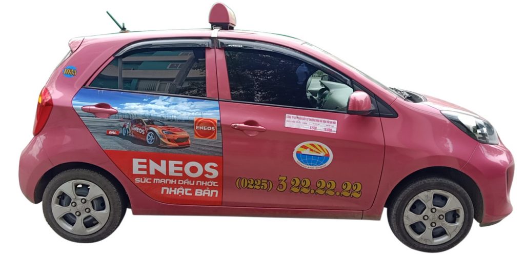 Quảng cáo xe taxi