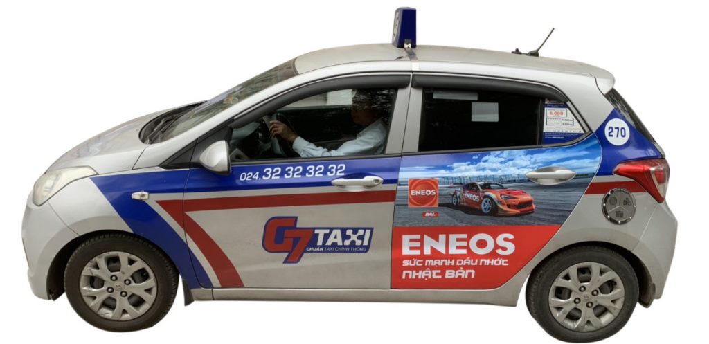 Quảng cáo xe taxi