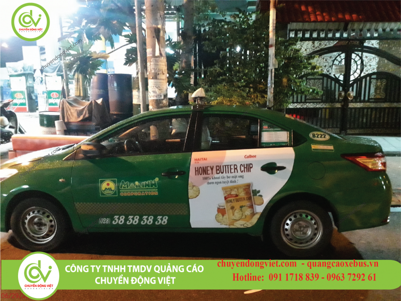 Quảng cáo xe taxi