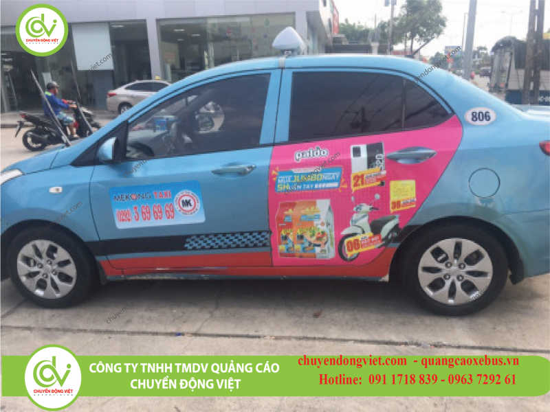 Quảng cáo xe taxi