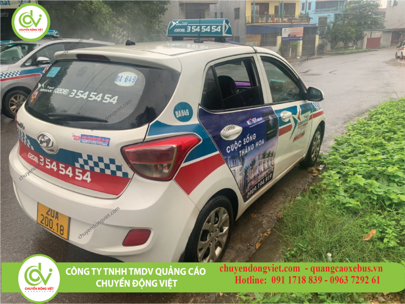 Quảng cáo xe taxi