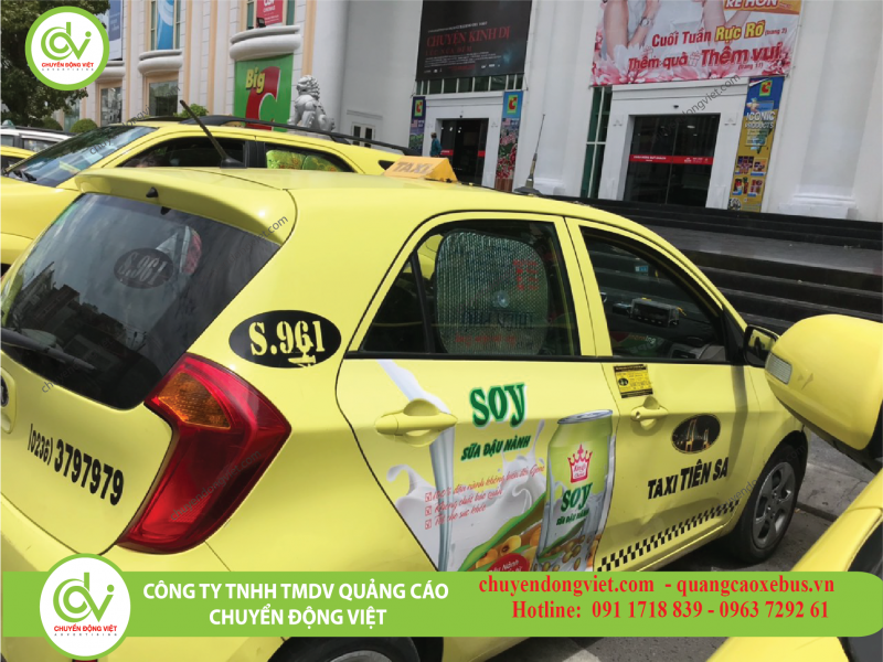 Quảng cáo xe taxi