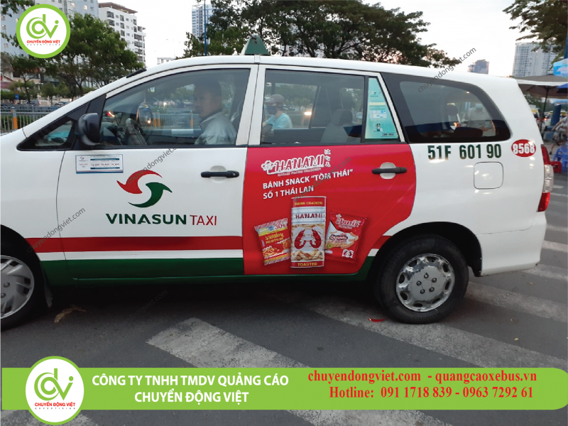 Quảng cáo xe taxi