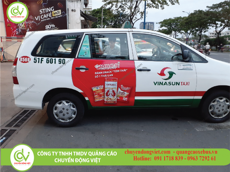 Quảng cáo xe taxi