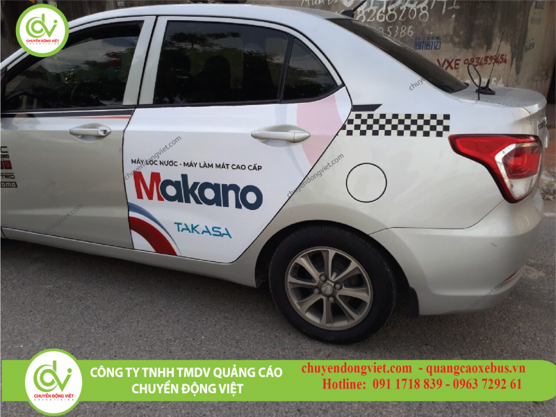 Quảng cáo xe taxi