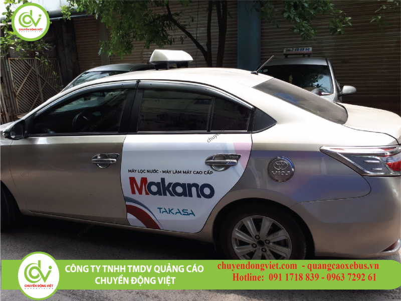 Quảng cáo xe taxi