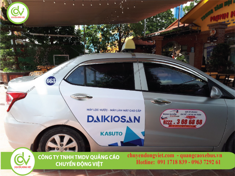 Quảng cáo xe taxi