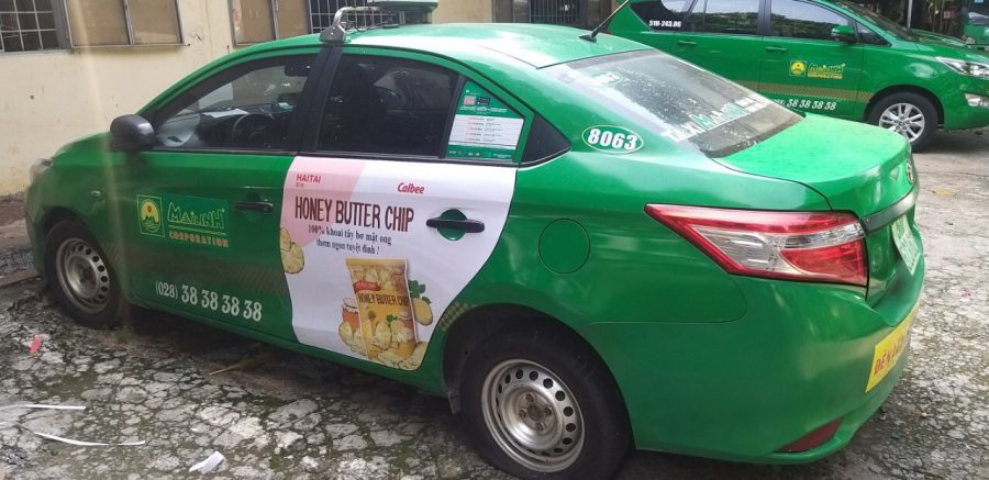Quảng cáo xe taxi